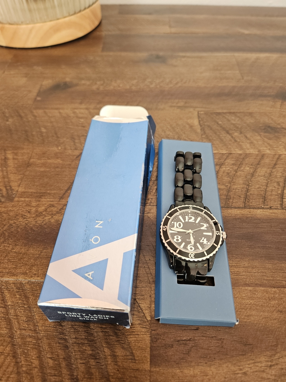 Avon Black Men’s Watch with Black Link Bracelet